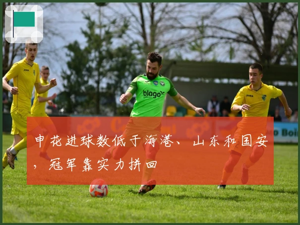 申花进球数低于海港、山东和国安，冠军靠实力拼回