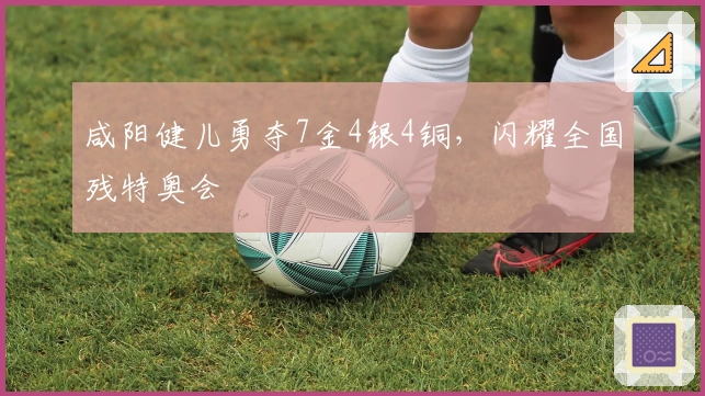 咸阳健儿勇夺7金4银4铜，闪耀全国残特奥会